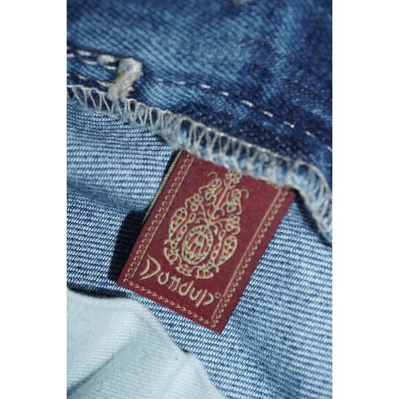 Dondup Women’s Distressed Slim Straight Jeans Size 25 Made in Italy Blue Denim - Picture 7 of 10